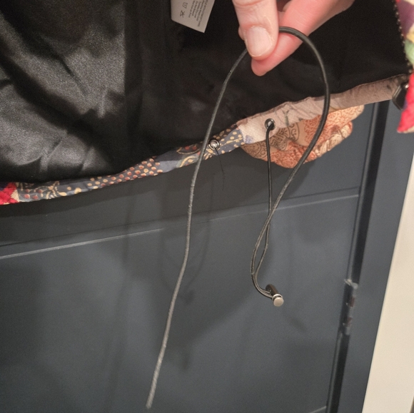 Eclectic Patchwork Multicolor FOUND Multi Print Garden Puffer S/M - Picture 8 of 10